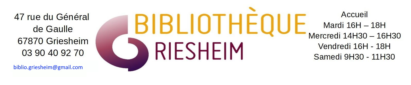 Bibliothèque de Griesheim pres Molsheim